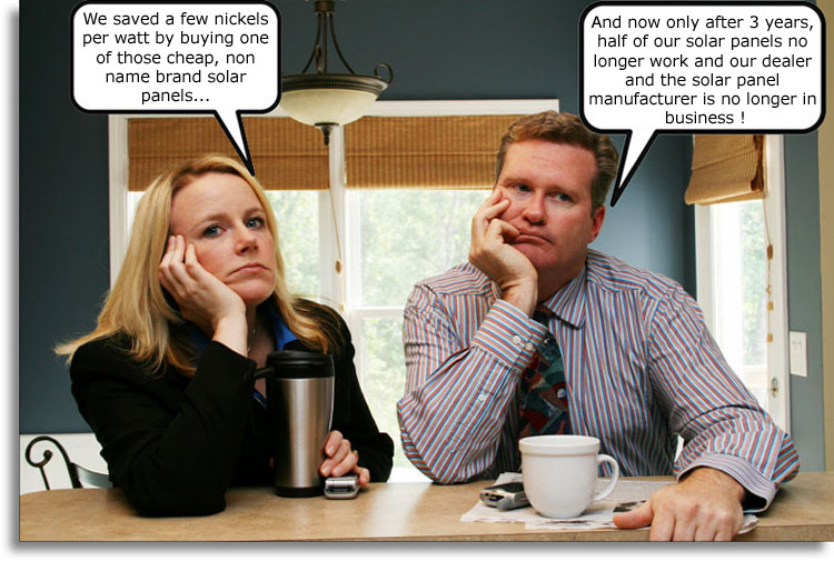 Solar panel customers.