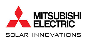 Misubishi Electric solar logo.