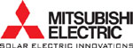 Mitsubishi Electric solar logo.